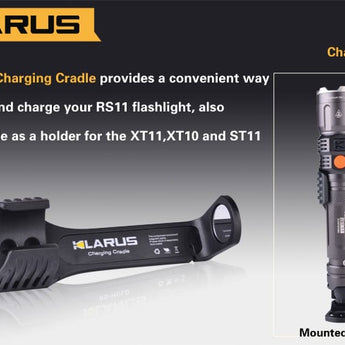 Klarus RC11 Charging Cradle for RS11, Flashlights