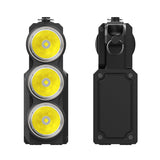 Klarus RS80GT Rechargeable LED Searchlight - 3 x CREE XHP70.2 P2 - 10000 Lumens - Includes Li-ion Battery Pack