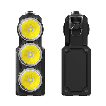 Klarus RS80GT Rechargeable LED Searchlight - 3 x CREE XHP70.2 P2 - 10000 Lumens - Includes Li-ion Battery Pack