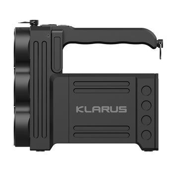 Klarus RS80GT Rechargeable LED Searchlight - 3 x CREE XHP70.2 P2 - 10000 Lumens - Includes Li-ion Battery Pack