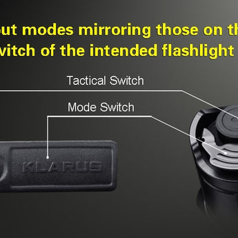 Klarus TRS1 Multi-Functional Dual Remote Switch for XT11S, XT11GT, XT12GT, XT30R, XT12S, XT2CR