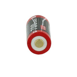 Klarus UR70 16340 700mAh 3.7V Protected Lithium Ion (Li-Ion) Button Top Battery with Micro USB Charging Port - Plastic Case