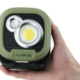 Klarus WL3 USB-C Rechargeable LED Lantern - 1500 Lumens - Uses Built-in 3.7V 13500mAh Li-ion Battery Pack -Power Bank Function - Olive Green or Desert Tan