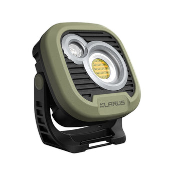 Klarus WL3 USB-C Rechargeable LED Lantern - 1500 Lumens - Uses Built-in 3.7V 13500mAh Li-ion Battery Pack -Power Bank Function - Olive Green or Desert Tan