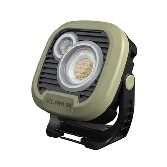 Klarus WL3 USB-C Rechargeable LED Lantern - 1500 Lumens - Uses Built-in 3.7V 13500mAh Li-ion Battery Pack -Power Bank Function - Olive Green or Desert Tan