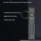 Klarus FlatTac X1 USB-C Rechargeable Ultra Tactical EDC Flashlight - 4200 Lumens - Luminus SST-70 - Uses Built-in 2150mAh Li-ion Battery Pack - With or Without Knuckle Ring