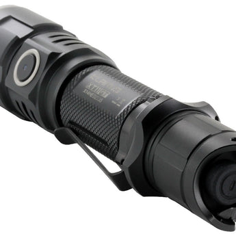 Klarus XT11GT HD Rechargeable Tactical Flashlight - Tailcap Shot
