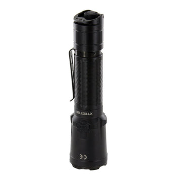 Klarus XT11GT Pro V2.0 USB-C Rechargeable Tactical LED Flashlight - Luminus SST-70 - 3300 Lumens - Uses 2 x CR123A or 1 x 18650 (Included) - Black or Wolf Grey