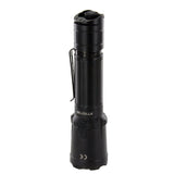 Klarus XT11GT Pro V2.0 USB-C Rechargeable Tactical LED Flashlight - Luminus SST-70 - 3300 Lumens - Uses 2 x CR123A or 1 x 18650 (Included) - Black or Wolf Grey