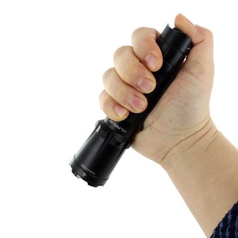 Klarus XT11GT Pro V2.0 USB-C Rechargeable Tactical LED Flashlight - Luminus SST-70 - 3300 Lumens - Uses 2 x CR123A or 1 x 18650 (Included) - Black or Wolf Grey