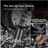 Klarus XT11GT Pro V2.0 USB-C Rechargeable Tactical LED Flashlight - Luminus SST-70 - 3300 Lumens - Uses 2 x CR123A or 1 x 18650 (Included) - Black or Wolf Grey