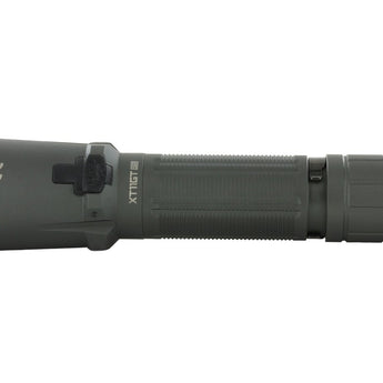 Klarus XT11GT Pro V2.0 USB-C Rechargeable Tactical LED Flashlight - Luminus SST-70 - 3300 Lumens - Uses 2 x CR123A or 1 x 18650 (Included) - Black or Wolf Grey