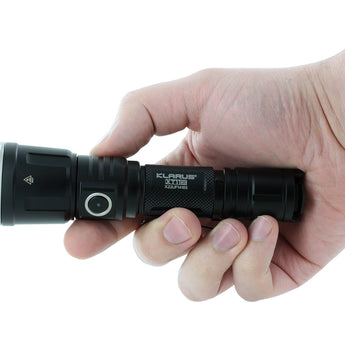 Klarus XT11X Rechargeable LED Flashlight - CREE XHP70.2 P2 - 3200 Lumens - Uses 1 x IMR 18650 (Included) or 2 x CR123A