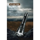 Klarus XT12GT-PRO USB-C Rechargeable LED Flashlight - 1600 Lumens - Includes 1 x 21700