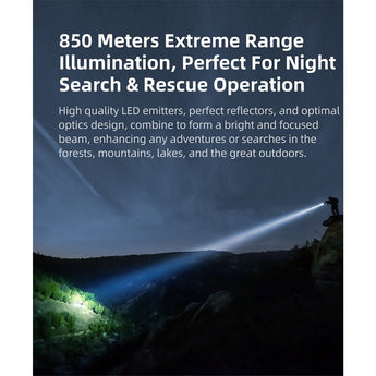 Klarus XT12GT-PRO USB-C Rechargeable LED Flashlight - 1600 Lumens - Includes 1 x 21700