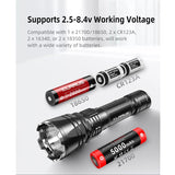 Klarus XT12GT-PRO USB-C Rechargeable LED Flashlight - 1600 Lumens - Includes 1 x 21700