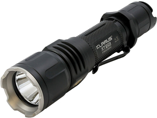 Klarus XT12S Rechargeable LED Flashlight - CREE XHP35 HI D4 - 1600 Lumens - Uses 1 x 18650 (included) or 2 x CR123A