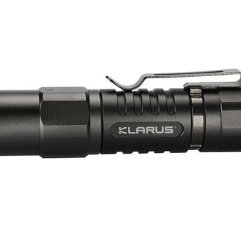 Klarus XT1A (2018) Tactical EDC Flashlight - CREE XP-L HD V6 LED - 1000 Lumens - Uses 1 x 14500 (Included) or 1 x AA