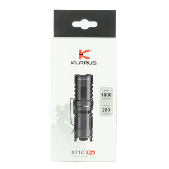 Klarus XT1C Tactical LED Flashlight - CREE XP-L HI 1D - 1000 Lumens - Includes 1 x USB-C Rechargeable 16340