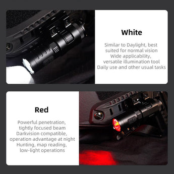 Klarus XT1C Tactical LED Flashlight - CREE XP-L HI 1D - 1000 Lumens - Includes 1 x USB-C Rechargeable 16340