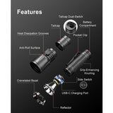 Klarus XT21X Pro Rechargeable LED Flashlight - CREE XHP70.2 - 4400 Lumens - Includes 1 x 21700