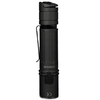 Klarus XT2CR Pro USB-C Rechargeable LED Flashlight - 2100 Lumens - CREE XHP35 HD - Uses 1 x 18650 (Included) or 2 x CR123A - Black, Desert Tan, Matte Sand, Wolf Grey, or OD Green