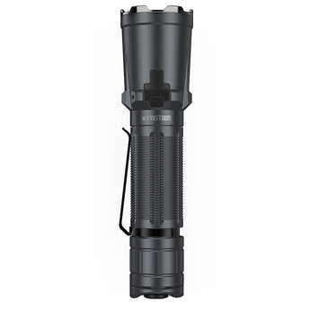 Klarus XT11GT Pro V2.0 USB-C Rechargeable Tactical LED Flashlight - Luminus SST-70 - 3300 Lumens - Uses 2 x CR123A or 1 x 18650 (Included) - Black or Wolf Grey
