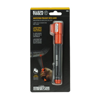 Klein Tools Inspection Penlight with Laser - 70 Lumens - Includes 2 x AAA