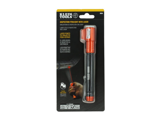 Klein Tools Inspection Penlight with Laser - 70 Lumens - Includes 2 x AAA