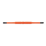 Klein Tools 2-in-1 Insulated Flip-Blade Screwdriver - #2 Ph - 1/4"" Sl