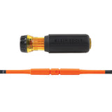 Klein Tools 2-in-1 Insulated Flip-Blade Screwdriver - #2 Ph - 1/4"" Sl