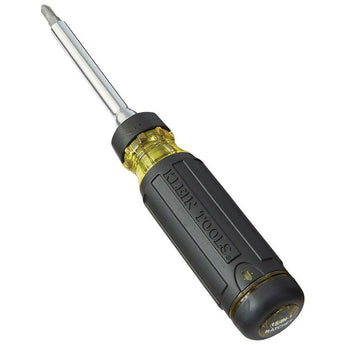 klein tools 32305 15 in 1 ratcheting screw driver at an angle