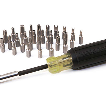 Klein Tools Magnetic Screwdriver with 32 Tamperproof Bits