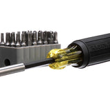 Klein Tools Magnetic Screwdriver with 32 Tamperproof Bits