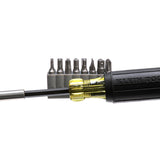 Klein Tools Magnetic Screwdriver with 32 Tamperproof Bits