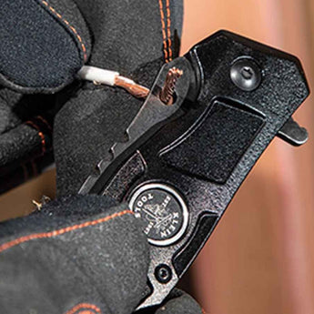 Klein Tools Electrician's Pocket Knife - 2.9 Inch Blade, Drop Point, Straight Edge (44228)