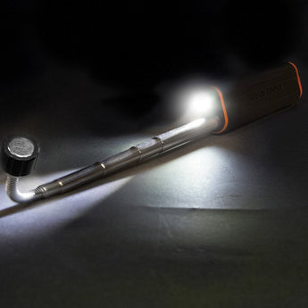 Klein Tools Telescoping Magnetic LED Light and Pickup Tool - 25 Lumens - Includes 2 x AAA