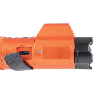 Klein Tools Rechargeable Focus LED Flashlight with Laser - 350 Lumens - Includes 1 x 2600mAh 18650