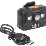 Klein Tools USB-C Rechargeable Headlamp - 300 Lumens - Uses Built-In Li-ion Battery Pack (56062)