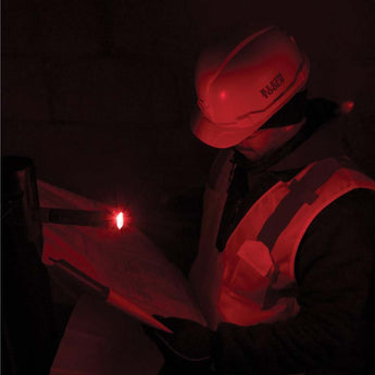 Klein Tools Rechargeable 2-Color LED Flashlight with Holster - 1000 Lumens - Uses Built-In Li-ion Battery Pack (56413)