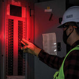 Klein Tools Rechargeable 2-Color LED Headlamp with Adjustable Strap - 800 Lumens - Uses Built-In Li-ion Battery Pack