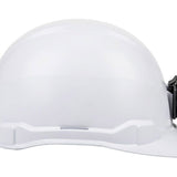 Klein Tools Non-Vented Class E Hard Hat with USB-C Rechargeable Headlamp - 300 Lumens - Uses Buil-In Li-ion Battery Pack (60107RL)