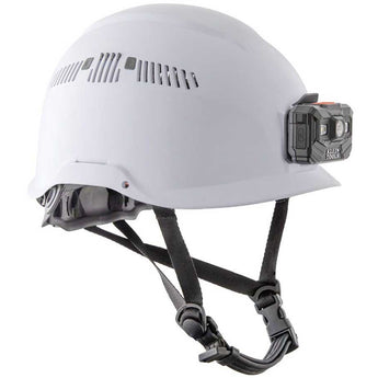 Klein Tools Class C Safety Helmet with Rechargeable Headlamp - 300 Lumens - Uses Built-In Li-ion Battery Pack