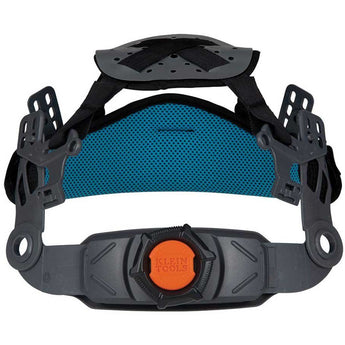 Klein Tools Premium Karbn Pattern Class C Hard Hat with Rechargeable Headlamp - 400 Lumens - Uses Built-In Li-ion Battery Pack