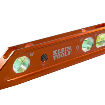 Klein Tools Lighted Torpedo Billet Level - Rare Earth Magnet