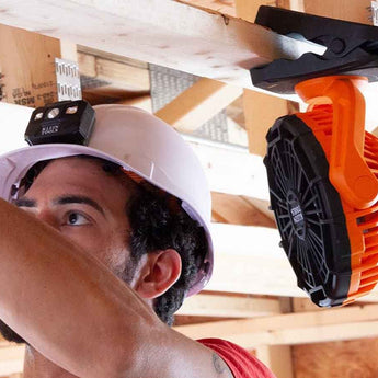 Klein Tools Rechargeable Jobsite Fan - Uses Built-In Li-ion Battery Pack (PJSFM1)