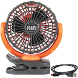 Klein Tools Rechargeable Jobsite Fan - Uses Built-In Li-ion Battery Pack (PJSFM1)
