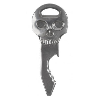 Nite Ize DoohicKey SkullKey Tool 4-in-1 Multi-Tool - Stainless (KMTSK-11-R3)