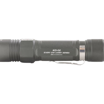 JETBeam KO-02 V2 Rechargeable LED Flashlight - CREE XHP35 - 2000 Lumens - Uses 1 x 21700 (included) or 1 x 18650 or 2 x CR123A