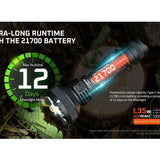 Acebeam L35 V2.0 LED Flashlight - 5000 Lumens - CREE XHP70.3 Hi - Includes 1 x USB-C Rechargeable 21700 - Anodized Black, Green, Blue or Micro-Arc Oxidation (MAO) Gray Marbling